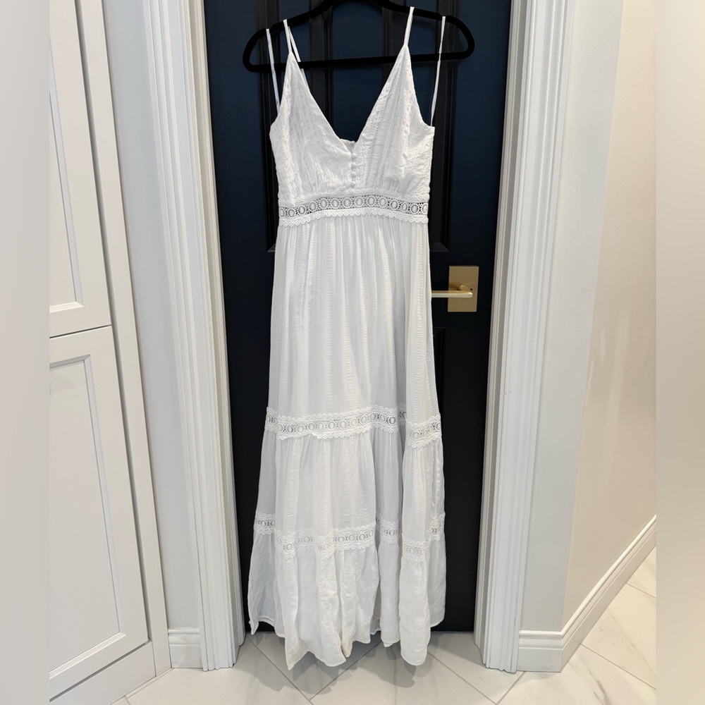White Maxi Dress S